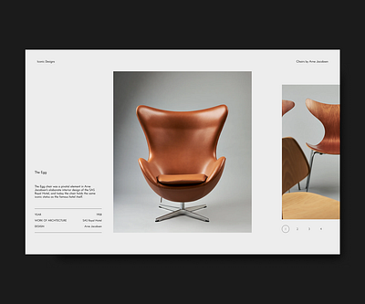Chairs by Arne Jacobsen chairs design furniture furniture design interior motion design ui web design