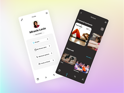 Fitness Concept ui