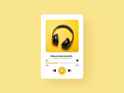 Music Player UI Design ai ai app app clean colors daily ui daily ui challenge flat ios iphone iphone 14 iphone 15 minimal music music app music player player podcast spotify ui