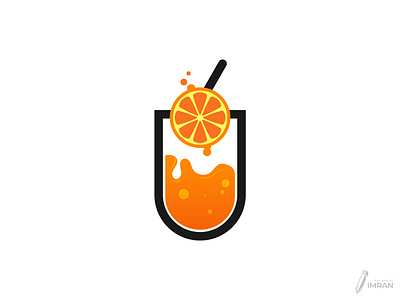 Juice - Logo Design(Unused) app logo brand identity branding creative logo design gradient logo graphic design icon illustration juice logo minimal logo modern logo