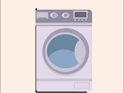 Washing machine design 3d animation branding graphic design logo motion graphics ui