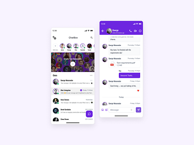 Chat UI android app chat chatting clean community design ios logo message messeageapp messenger mobile mobile app mobile ui mobileapp product design ui uidesign ux