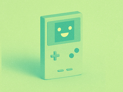 The Game Boy adobe illustrator gameboy gaming graphic design illustration mascot design nintendo poster design retro typography vector vector illustration video games