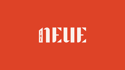 The Neue branding design graphic design logo