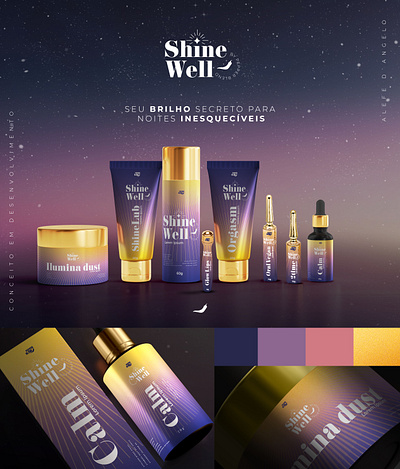 Conceito Shine Well by Pepper Blend graphic design ui