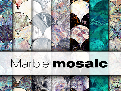 Fish scale marble tiles arc background backgrounds fish scale high resolution marble mosaic texture textures tile tiles