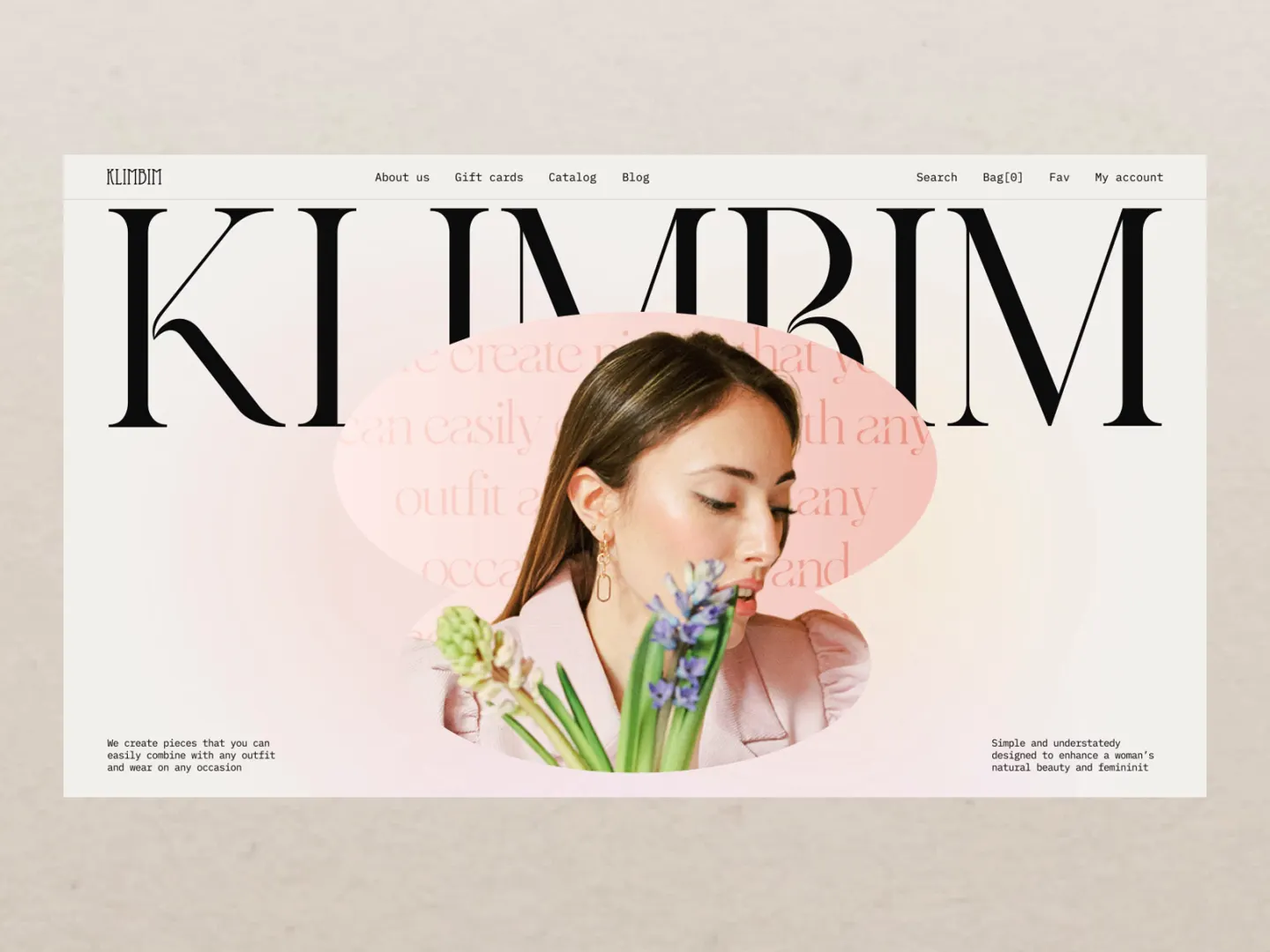 Elegant Jewelry Website Design: Klimbim's Chic Aesthetic