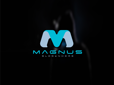 This is a logo magnus. 3d animation branding graphic design logo motion graphics ui