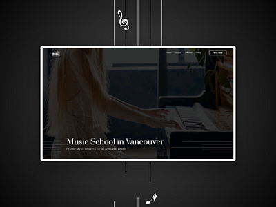 REVECA MUSICAL ART SCHOOL branding creative design illustration logo marketing ui webdesign webdesignagency wix wixdesigner wixstudio