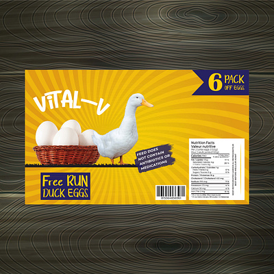 Duck Eggs Label Design branding creative labeldesign graphic design label label design