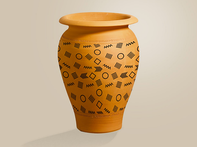 CERAMIC JAR DESIGN MOCKUP 3d branding ceramic design edition graphic design illustration jar logo