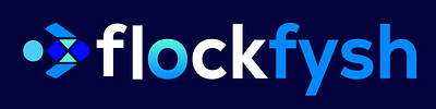 Branding for Flockfysh branding icon logo typography