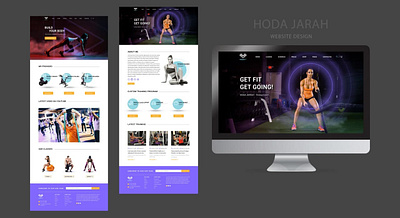 Sport Website graphic design ui ux design