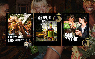 Jack Daniel's — Visual & Social beverage branding design food graphic design identity minimal modern portfolio social strategy visual visual identity