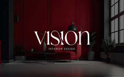 Vision- Furniture & Interiors Branding adobe advertising branding clean elegant graphic design minimalism modern product design visualization