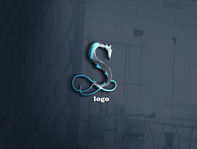 S LOGO 3d black logo branding branding logo business logo custom logo design logo graphic design illustration letter letter s logo logo collection mockup mockup logo new new design new logo s letter s logo