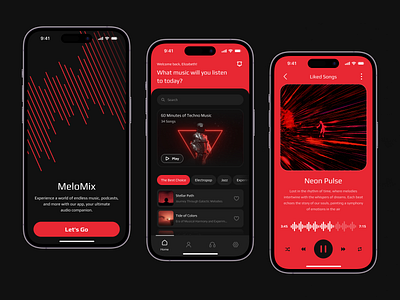 Music Player App | Masterly branding design graphic design logo mobile design music player ui uiux ux ux designer