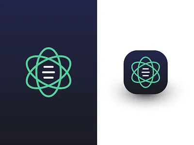 Ai or Atom icon design ai atom branding design graphic design icon illustration illustrator logo logo 3d logo design openai robot ui vector