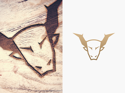 Bull Mascot Logo 3d branding graphic design logo ui