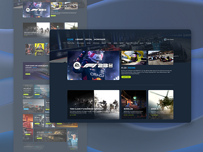 Steam Store Homepage ⏲ Quick Fix graphic design ui ux