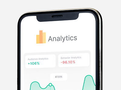 Analytics - Mobile App UI analytics analytics app app ui graphics mobile ui report user experience user interface
