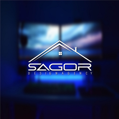 This is a logo sagor design agency. 3d graphic design logo motion graphics ui