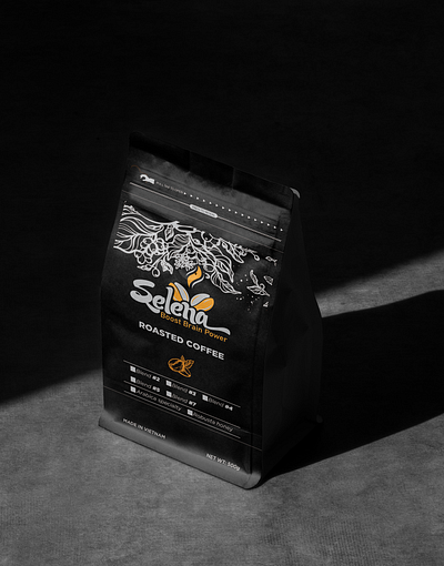 Roasted Coffee Logo + Package graphic design