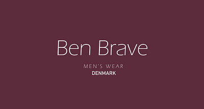 Ben Brave Men's Brand branding graphic design illustration logo design