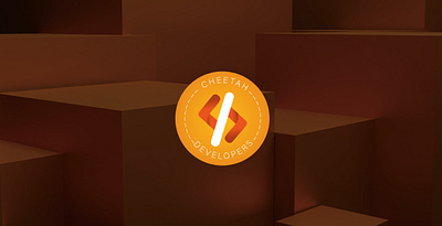 Cheetah Developers logo graphic design illustration logo design