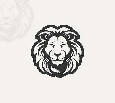 Lion Head Logo black character clean design face fantasy lion fierce lion game lion head icon illustration lion lion designs lion head lion illy logo logo trends for royals sports strong lion symbol