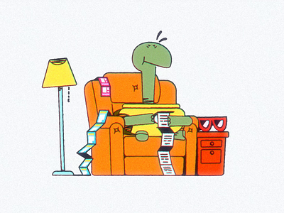 R&B - Lottery 90s animation bummed cartoon defeat fun kids book lamp lose lottery money poem poor recliner richard scarry silly sunglasses ticket tortoise turtle