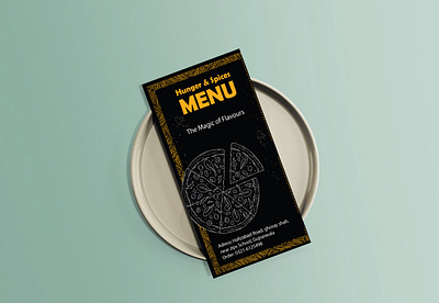 Hunger & Spices Menue branding graphic design menue