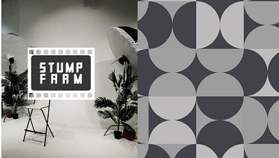 Stump farm studio logo graphic design illustration logo design