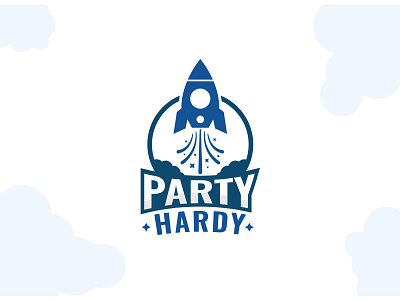 Party Hardy occasion logo design america awesome logo business logo cloud logo creative logo graphic design logo design minimalist logo modern logo party logo reviews rocket logo services usa