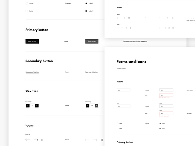 Website styleguide buttons fields form elements forms formular styleguide ui ui design web design webdesign website
