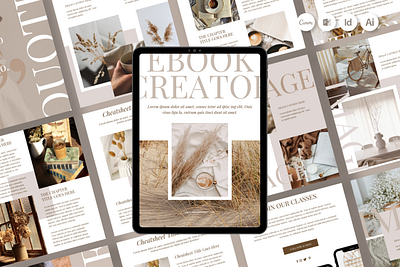 WorkLook - Ebook Workbook Template advertising canva canva template design ebook graphic design workbook