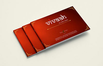 Brochure Design (Vivaah - by THE FERN) brochure design creative brochure creative menu design for hotel hotel brochure design hotel menu menu design