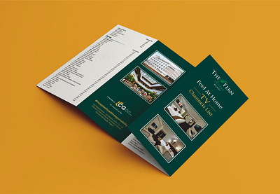 Trifold Brochure - The Fern Residency branding brochure design four fold design graphic design menu design trifold brochure design