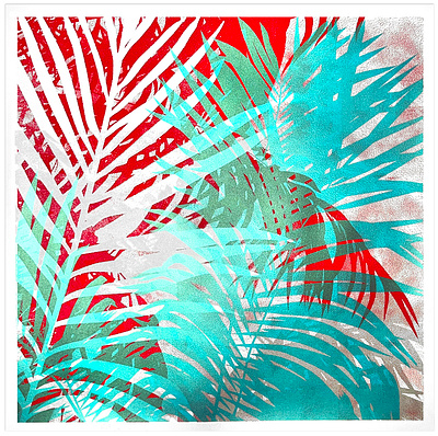 Tropic Palm print palm printmaking screenprint