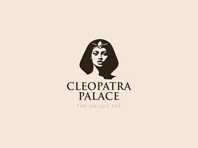 Cleopatra Palace logo design branding graphic designer identity illustration logo logo design vector