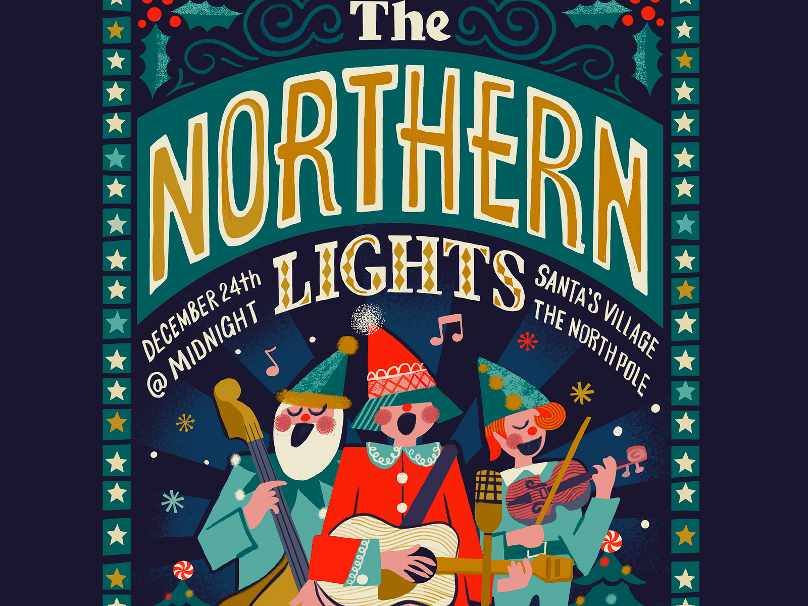 The Northern Lights by Riley Hutchens on Dribbble