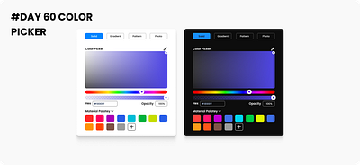 DAY 60 DAILY UI COLOR PICKER animation branding challenge color picker dailyui design graphic design illustration logo ui uiux