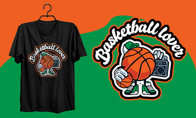 Basketball Lover T-Shirt Design printful