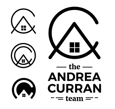 Andrea Curran Team branding design graphic design illustration logo real estate realty