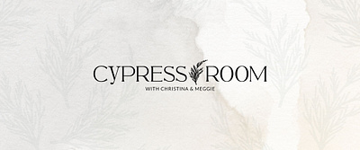 Logo & Brand : Cypress Room Podcast branding cypress end screen graphic design logo podcast thumbnail youtube