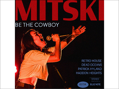 Mitski Album Cover Redesign branding design graphic design typography