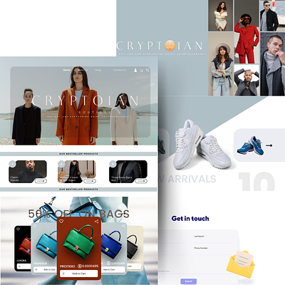 CRYPTO ECOMMERCE WEBSITE 3d animation branding carrd clothes crypto cryptocurrency design dribble ecommerce website graphic design illustration logo paystack product design shoes shopping ui ux website