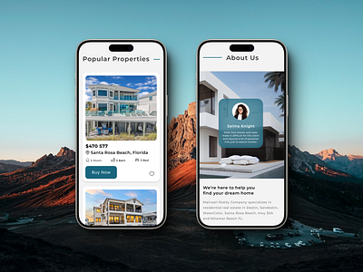 Mobile adaptation for real estate company adaptation android case house ios iphone logo mobile mobile adaptation mobile app mobile version phone phone version real estate rental rental agency ui ux ux ui design web design