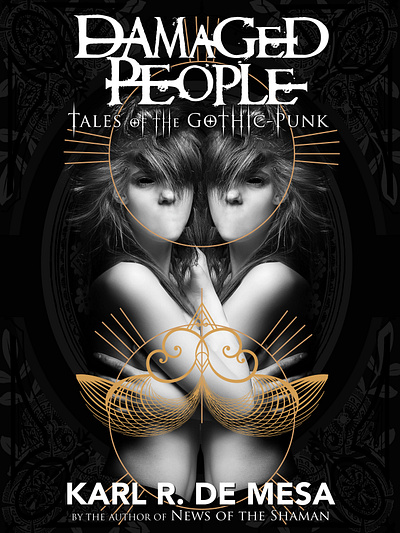 "Damaged People" eBook Cover Art book book cover damaged damaged people design gemini goth gothic gothic punk graphic design graphicdesign karl karl de mesa people punk tales twins