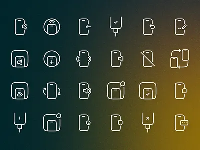 [Icon Collection 02] Mobile, Device, UI branding design frontend graphic design illustration logo ui ux vector webdesign
